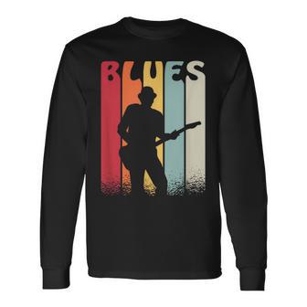 Guitarrista Bluesman Músicaintage De Blues Para Los Fans Del Blues Camiseta de manga larga - Regaloses