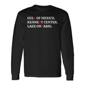 Gulf Of Mexico Kennedy Center Lake Ontario Canada Long Sleeve T-Shirt | Seseable UK