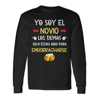 Hombre Yooy El Novio Despedida Deoltero Para El Novio In Mangas Camiseta de manga larga - Regaloses