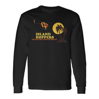 Hoppers Islandintage Des Années 80 T-shirt à manches longues - Cadeauxyz