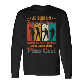 Humour Golf Golfeur Papy T-shirt à manches longues - Cadeauxyz