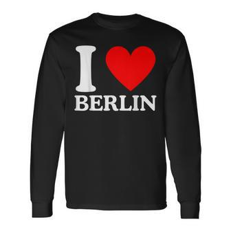 Ich Liebe Berlin Ich Liebe Berlin Langarmshirts - Geschenkecke