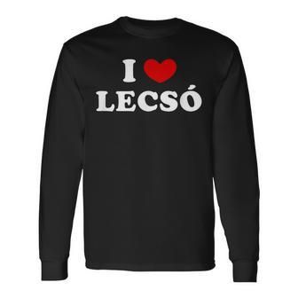 Ich Liebe Lescó Ich Liebe Lescó Langarmshirts - Geschenkecke
