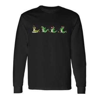 Ilustración Divertida De Meme De Lagartija Camiseta de manga larga - Regaloses