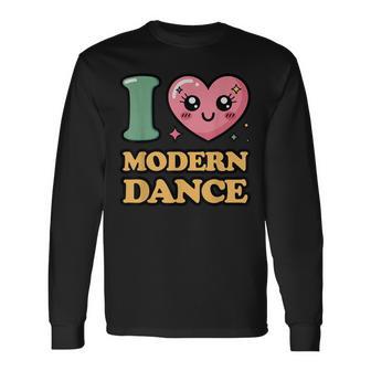 J'aime La Danse Moderne T-shirt à manches longues - Cadeauxyz