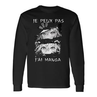 Je Peux Pas J'ai Manga Cadeau Ado Fan Anime T-shirt à manches longues - Cadeauxyz