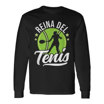 Jugadores De Tenis Reina Del Tenis Camiseta de manga larga - Regaloses