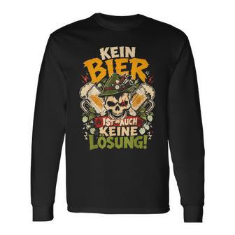 Kein Bier Ist Auch Keine Lösung Witzig Langarmshirts - Geschenkecke