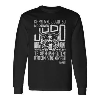 Kodokan Judo · Kano Ryu Ju Jutsu Diseño Blanco Camiseta de manga larga - Regaloses