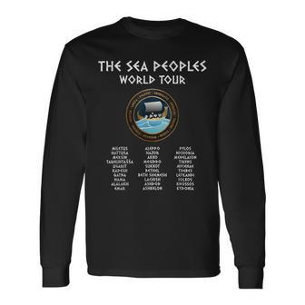 La Gira Mundial De Los Pueblos Del Mar Historia Divertida Camiseta de manga larga - Regaloses