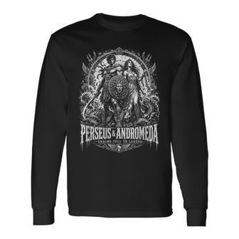 Les Chaînes Persée Et Andromède Tombent À La Légende Mythique T-shirt à manches longues - Cadeauxyz