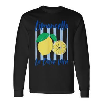 Limoncello La Dolceita Italian Lemonummer Holiday Camiseta de manga larga - Regaloses