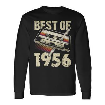 Lo Mejor De 1956 Casete De Audio 70 Cumpleaños 70 Años Camiseta de manga larga - Regaloses