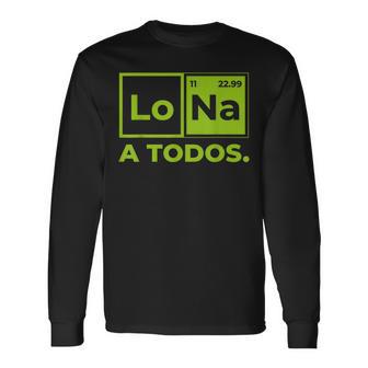 Loodio A Todos Los Odio A Todos Lo Na Química Divertida Camiseta de manga larga - Regaloses