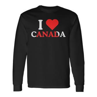 I Love Canada Anal Divertido Adulto Humor Desquiciado Obsceno Meme Camiseta de manga larga - Regaloses