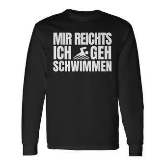 Mir Reichts Ich Gehchwimmen -Chwimmer Langarmshirts - Geschenkecke