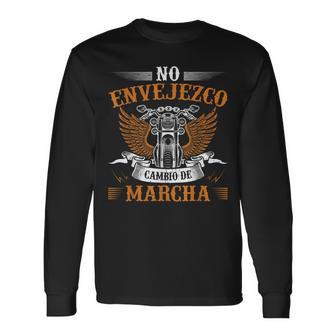 Motorista No Envejezco Cambio De Marcha Motero Moto Camiseta de manga larga - Regaloses