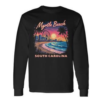 Myrtle Beach 2026 Family Vacation Holiday Summer Matching Long Sleeve T-Shirt - Thegiftio UK