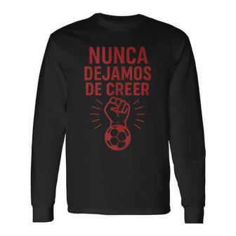 We Nevertop Believing Afición Atlético Madrid Camiseta de manga larga - Regaloses