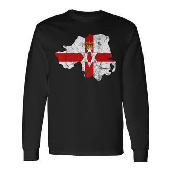 Nordirland Flagge Nordirland Reise Nordirland Langarmshirts - Geschenkecke