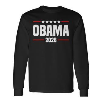Obama Para Presidente 2028 Obama 2028 Presidente Camiseta de manga larga - Regaloses
