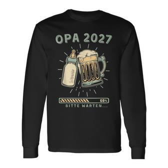 Opa 2027 Babyflasche Krug Du Wirst Opaerkünden Langarmshirts - Geschenkecke