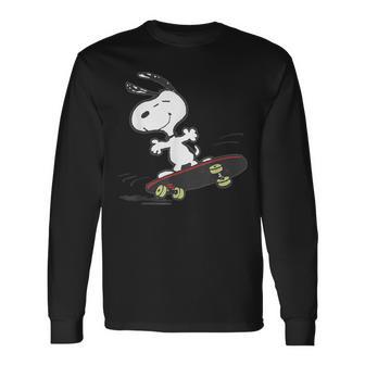 Planche Dekateboard Peanutsnoopy Epic Des Années 90 Ironictreetkate T-shirt à manches longues - Cadeauxyz