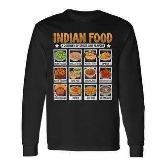 Plats Exotiques Indiens Cuisine T-shirt à manches longues - Cadeauxyz
