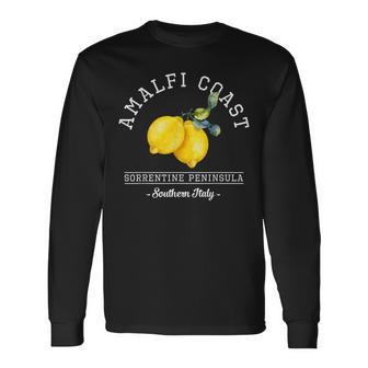 Positano Italia Costa De Amalfi Italiaorrento Caprisouthern Camiseta de manga larga - Regaloses