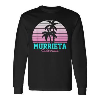 Recuerdo De Murrieta Ca California Retro Camiseta de manga larga - Regaloses