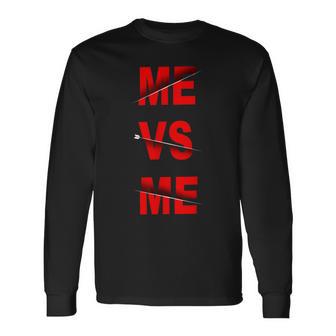 Red MeMe Red Graphic Long Sleeve T-Shirt - Thegiftio UK