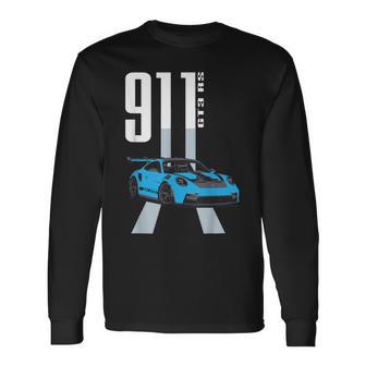Rhw Racecar Iconic 911 Gt3 Rs Mecánico Ingeniero Garagee Camiseta de manga larga - Regaloses