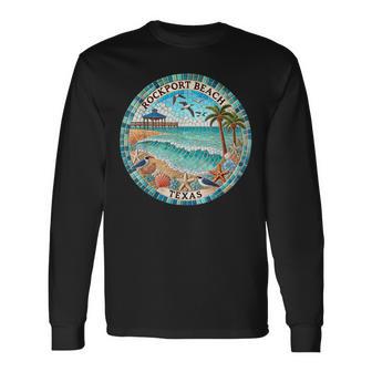 Rockport Beach Tx Texas Gulf Coast Long Sleeve T-Shirt - Thegiftio UK
