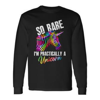 Sensibilisation Aux Maladies Rares De La Licorne Zèbre T-shirt à manches longues - Cadeauxyz