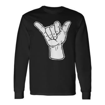 Shaka De Mano Deurfhaka Camiseta de manga larga - Regaloses