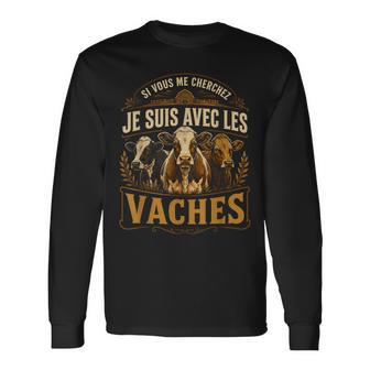 Sious Me Cherchez Jeuis Avec Lesaches Ferme T-shirt à manches longues - Cadeauxyz