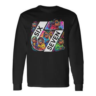 Sixeven 6-7 Capybara Pc O Consola Gamer Camiseta de manga larga - Regaloses