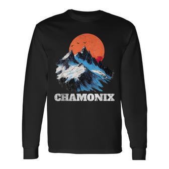 Souvenir Of France Chamonix Chamonix Camiseta de manga larga - Regaloses