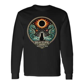 Spain Solar Eclipse 2026 Enjoy The Totality August 12 2026 Long Sleeve T-Shirt | Seseable UK