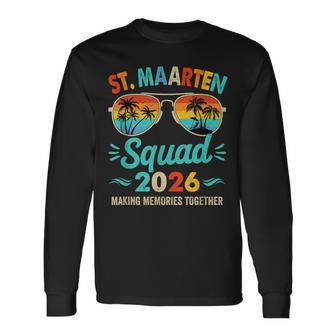St Maarten Squad 2026 Vacation Friends Family Matching Long Sleeve T-Shirt - Thegiftio UK