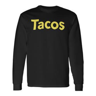Tacos Divertido Anime Manga Camiseta de manga larga - Regaloses