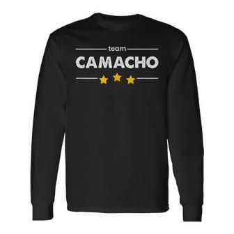 Team Camacho Apellido Reunion Camiseta de manga larga - Regaloses
