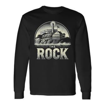 Historia De La Prisión De La Isla De Alcatraz Prisión Famosa Estadounidense Camiseta de manga larga - Regaloses