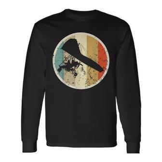 Vintage Retrò Deltaplano Aviazione Maglietta a maniche lunghe - Novitaregali