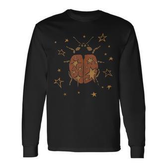 Whimsy Twee Ladybug Y2k Grunge 2000S Alt Star Long Sleeve T-Shirt - Thegiftio UK