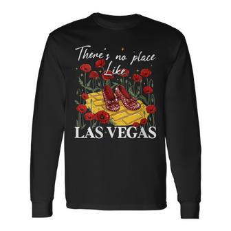 Women's There's No Place Like Las Vegas Wicked Off To See Wizard Long Sleeve T-Shirt - Monsterry