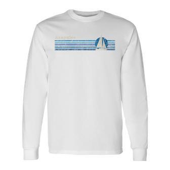 Acapulco Intage Années 80 Motifoilier Coucher Deoleil T-shirt à manches longues - Cadeauxyz