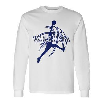 Apoyo Aficionado Baloncestoalencia Cataluña Basketball Camiseta de manga larga - Regaloses