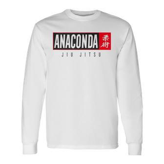 Camisa Anaconda Jiu Jitsu Bjj Artes Marciales Brasileñas In Mangas Camiseta de manga larga - Regaloses