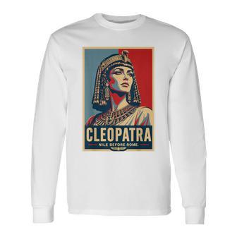 Cleopatra History Camiseta de manga larga - Regaloses